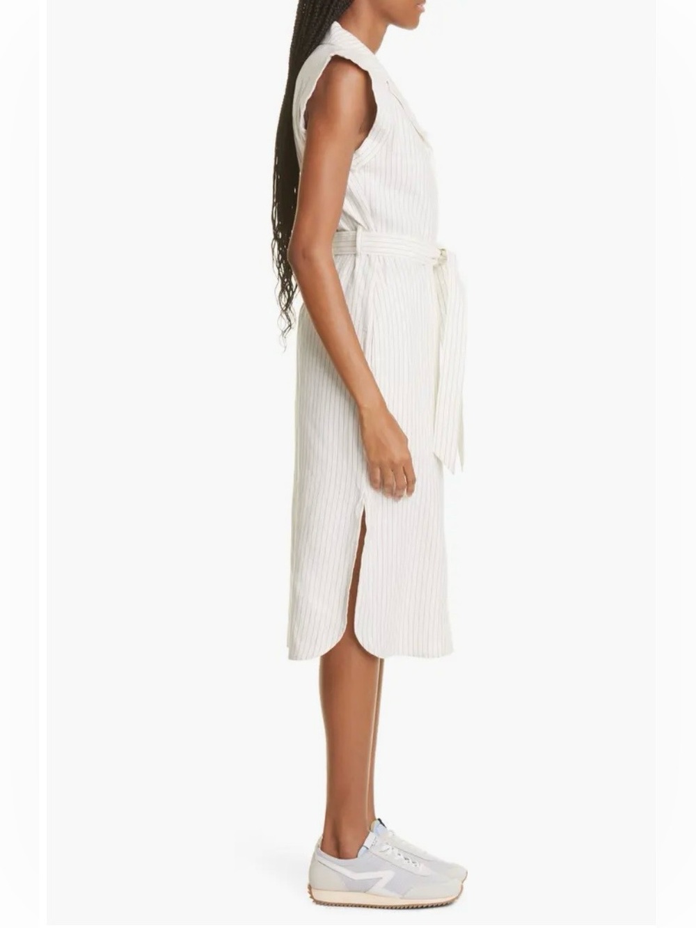 RAG & BONE Helena Stripe Linen Blend Shirtdress - Picture 5 of 16
